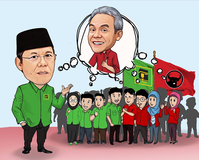 Mardiono dan Ganjar Bertekad Memenangi Pilpres dan Pileg secara Bersamaan