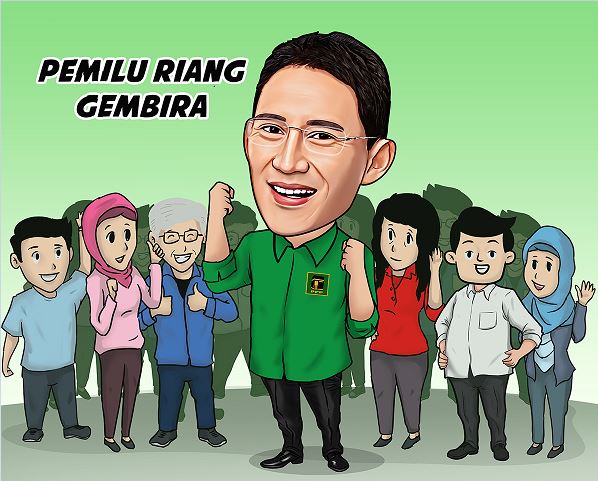 Sandiaga Gaungkan Pemilu Gembira & Damai untuk Kesejahteraan Rakyat