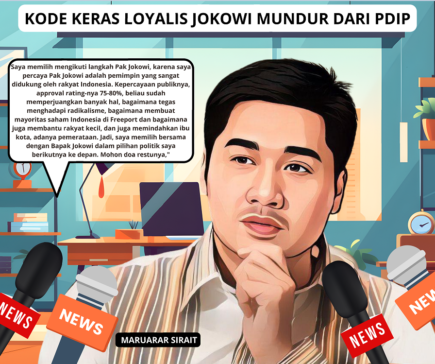 Kode Keras Loyalis Jokowi Mundur dari PDIP