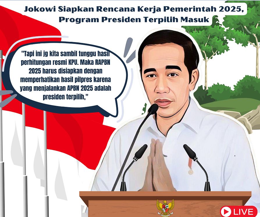 Jokowi Siapkan Rencana Kerja Pemerintah 2025, Program Presiden Terpilih Masuk