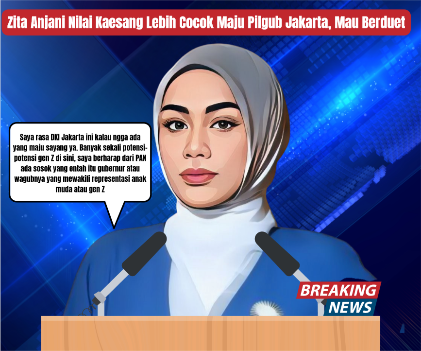 Zita Anjani Nilai Kaesang Lebih Cocok Maju Pilgub Jakarta, Mau Berduet