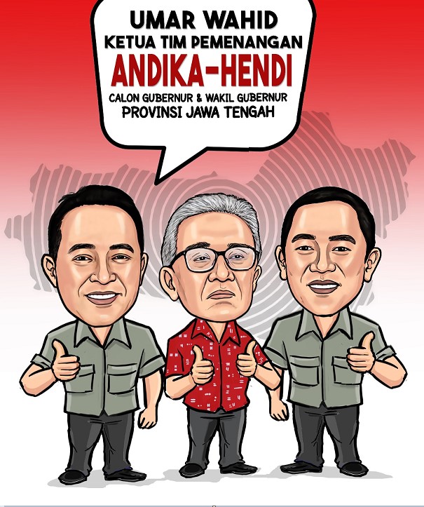 Andika Perkasa-Hendi Tunjuk Adik Gus Dur Jadi Ketua Timses di Pilgub Jateng