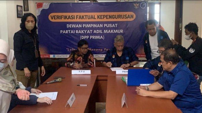 KPU RI Sambangi Kantor DPP PRIMA untuk Verifikasi Faktual