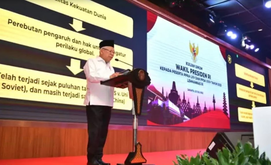 Wapres Ingatkan TNI-Polri Sigap Jaga Potensi Kerawanan Jelang Pemilu 2024