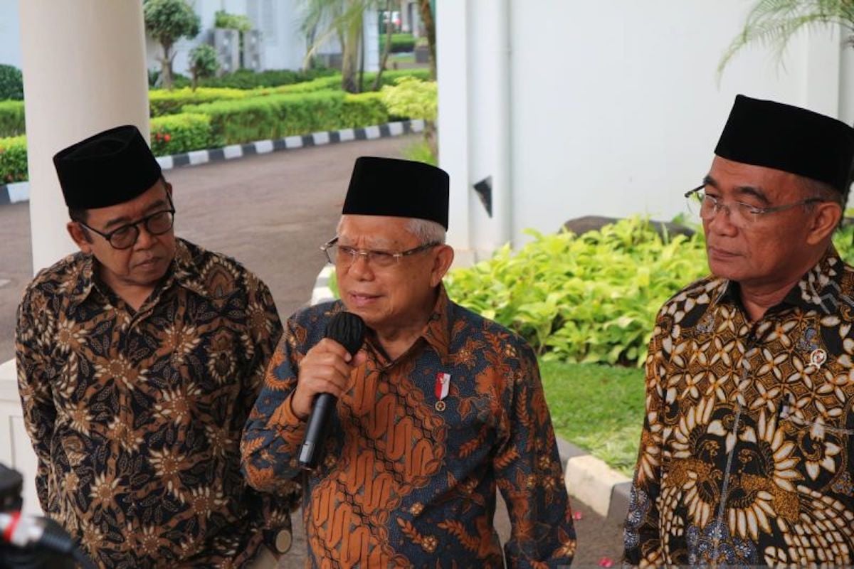 Ma'ruf Amin Tegaskan tak Maju Lagi di Pilpres 2024