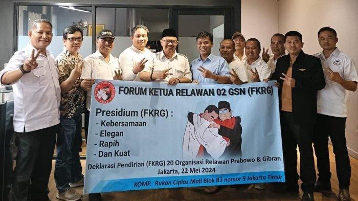 Belasan Ketua Relawan Prabowo-Gibran Bersatu Kawal Program Pemerintahan Mendatang